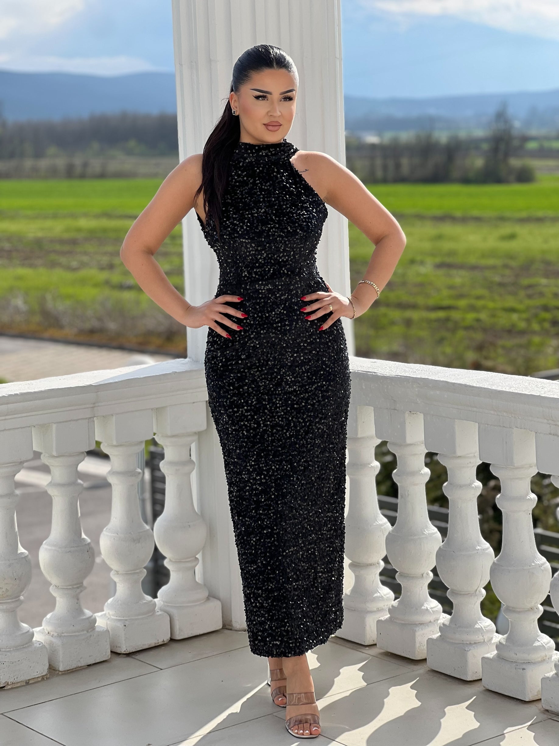 Elegant Glitter Dress