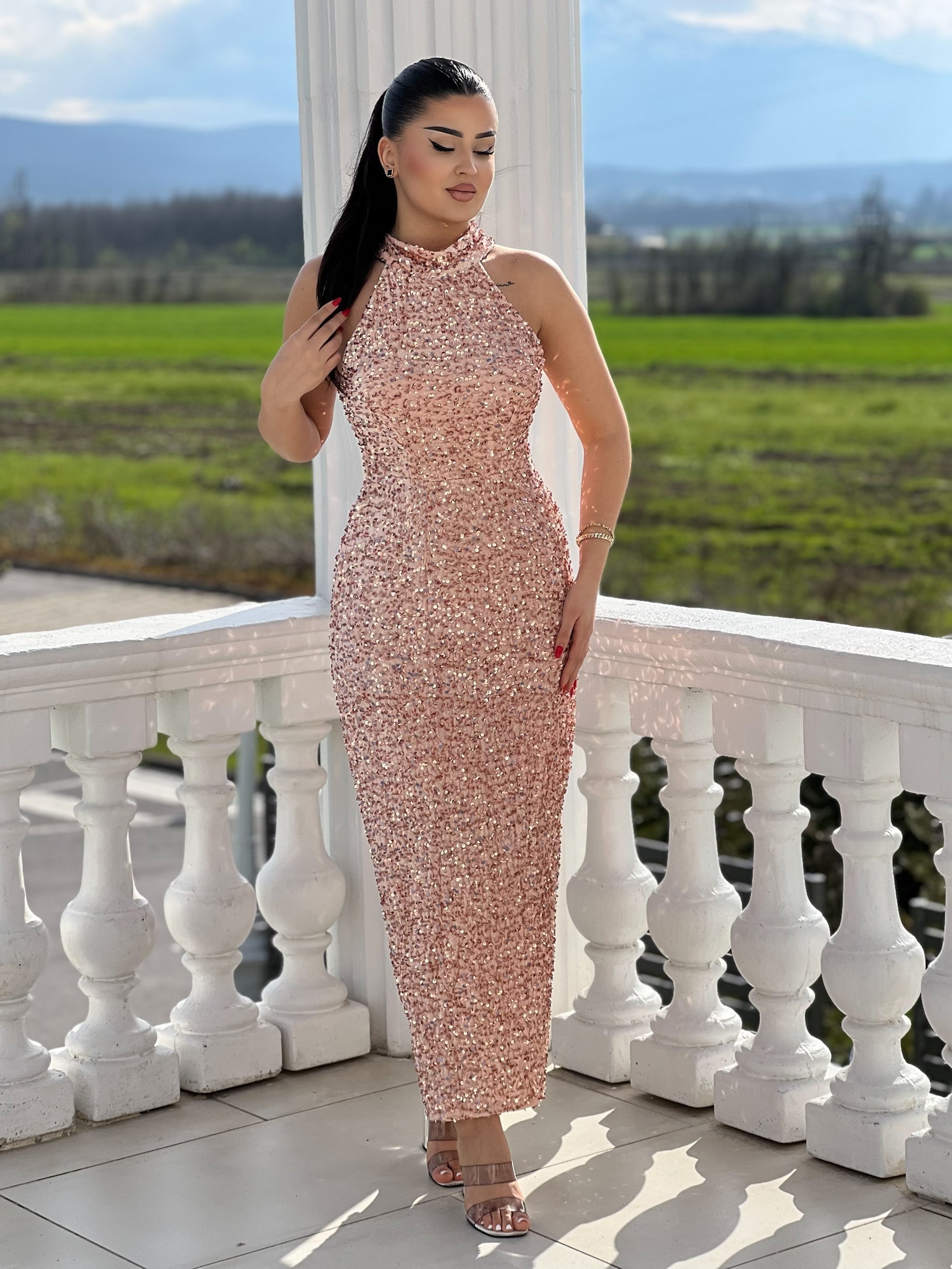 Elegant Glitter Dress