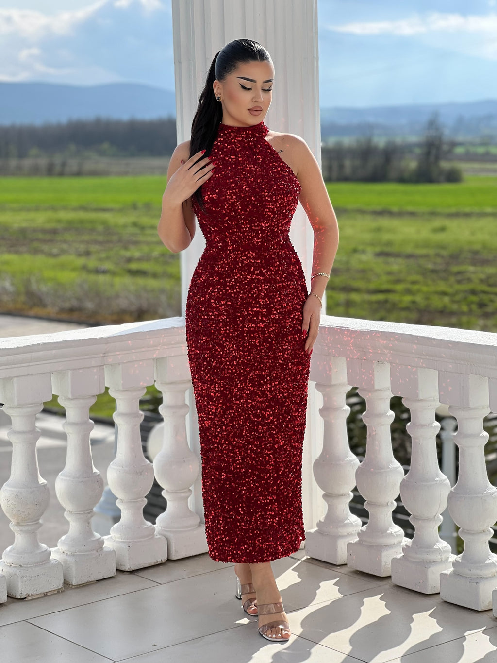 Elegant Glitter Dress