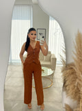 Elegant suit with vest and trousers